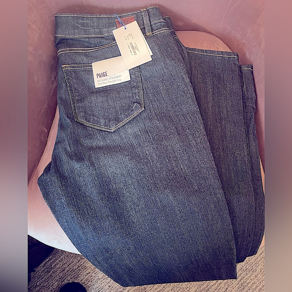 Paige Skyline Straight Jeans